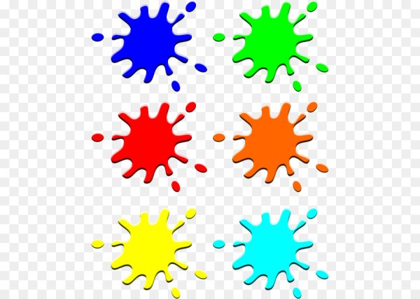 Разноцветные Кляксы