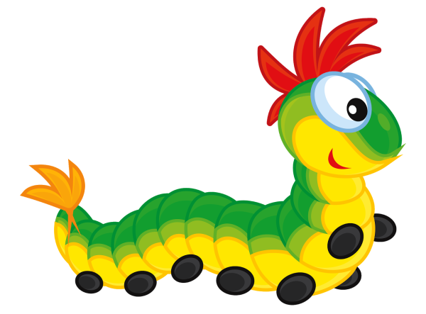 Гусеница для детей