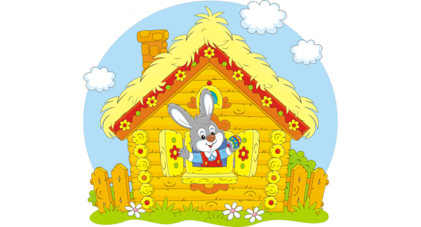 Теремок на прозрачном фоне