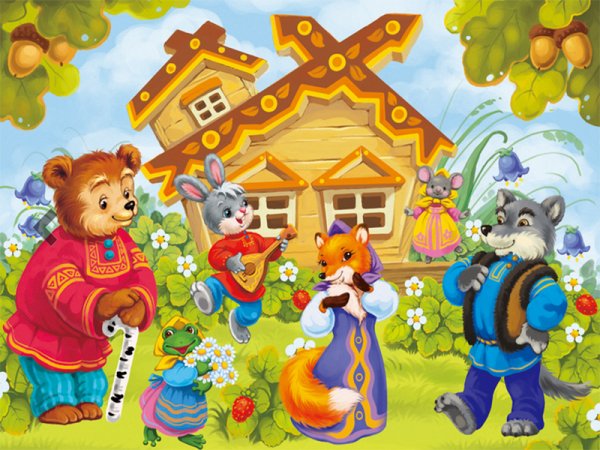 Герои русских народных сказок Теремок