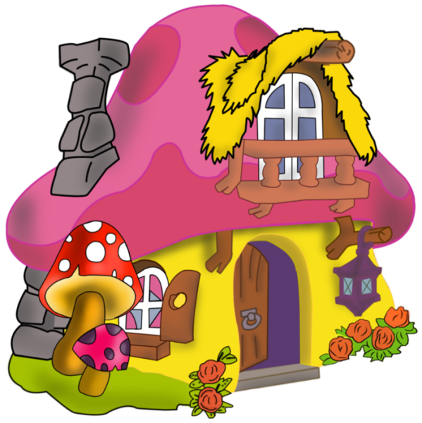 Домик мультяшный