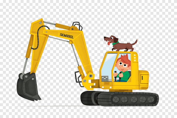 Экскаватор векторный