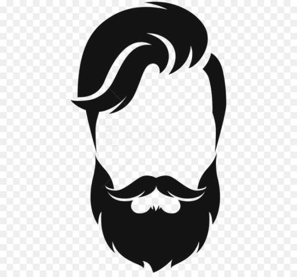 Контуры бороды на лице