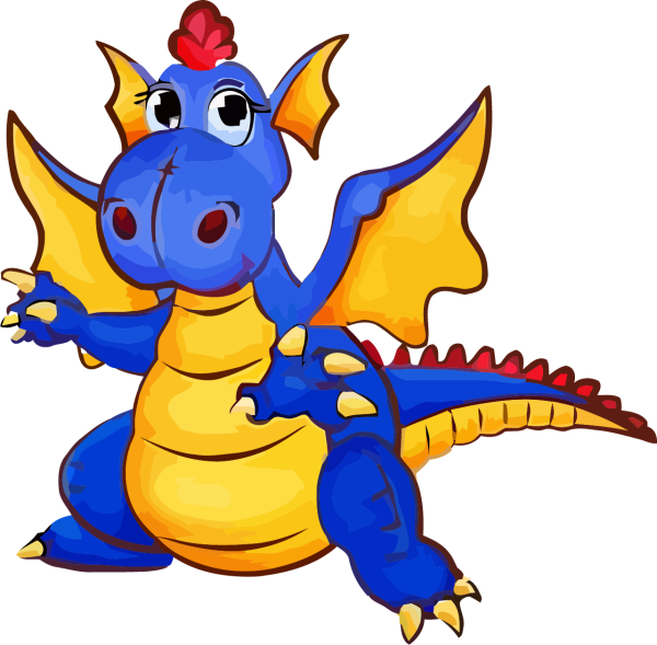 Мультяшный дракончик