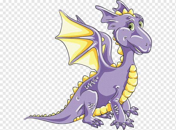 Мультяшный дракончик