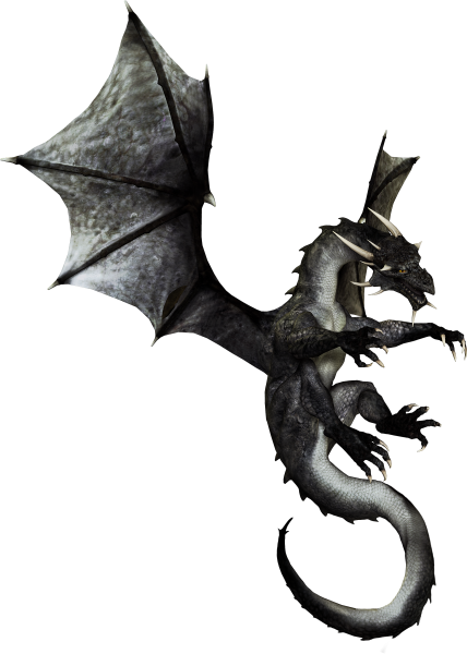 Дракон для фотошопа на прозрачном фоне