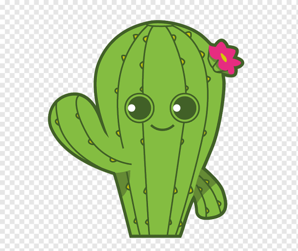 Кактусы мультяшные