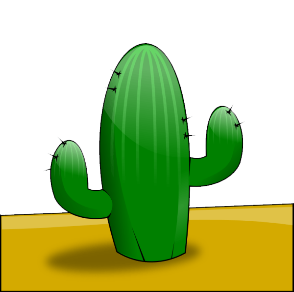 Кактусы мультяшные