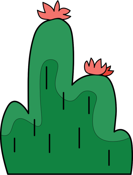 Кактус без фона