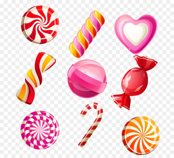 Векторная конфета