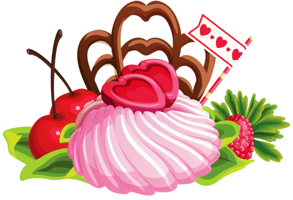 Пирожное сладости вектор