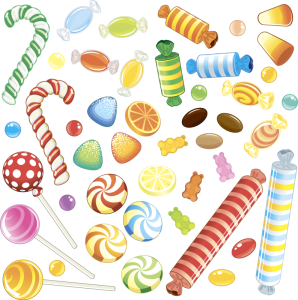 Векторная конфета