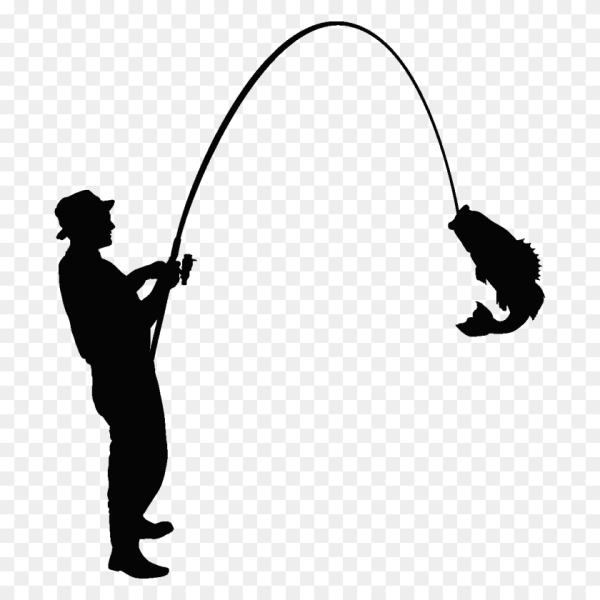 Силуэты рыбаков