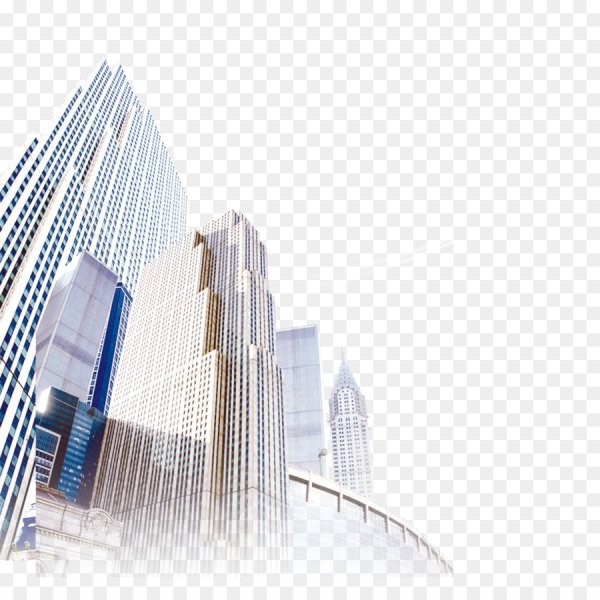 Здание на белом фоне