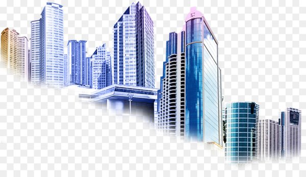 Многоэтажки на белом фоне