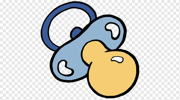 Пустышка на белом фоне