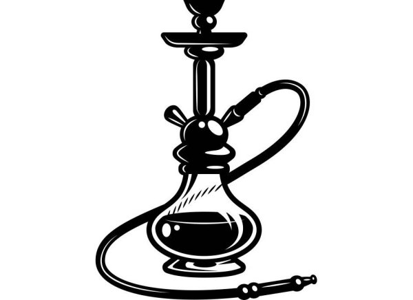 Кальян трафарет