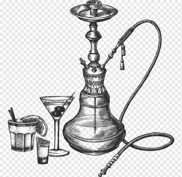 Кальян трафарет