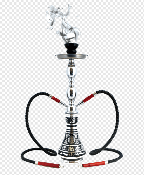 Кальян на белом фоне