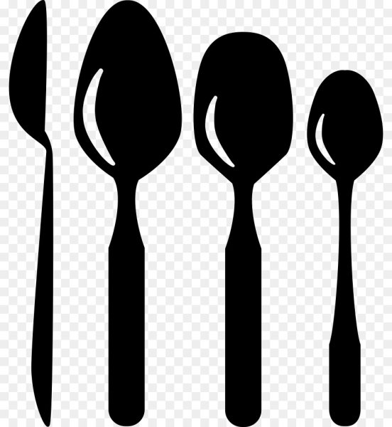 Силуэт столовых приборов