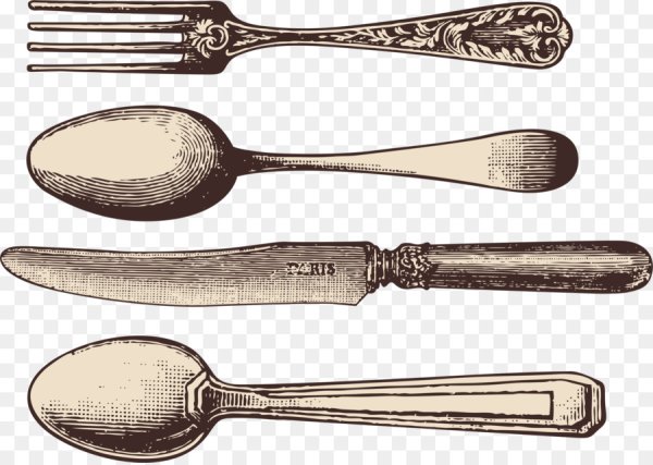 Столовые приборы для фотошопа