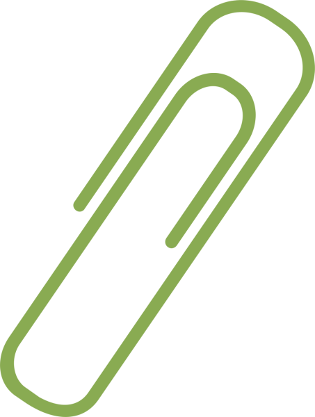 Зеленые скрепки