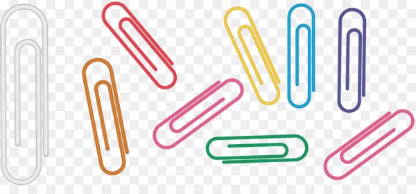 Скрепка вектор