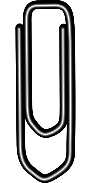 Скрепка без фона