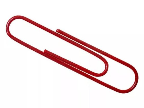 Синяя скрепка