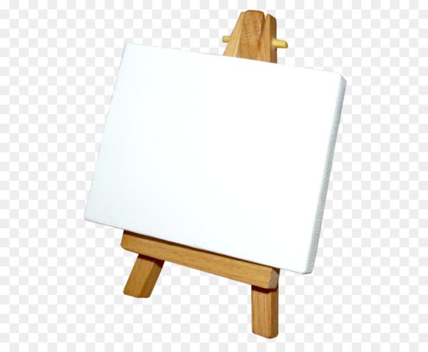Мольберт на прозрачном фоне