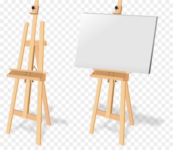 Мольберт с холстом