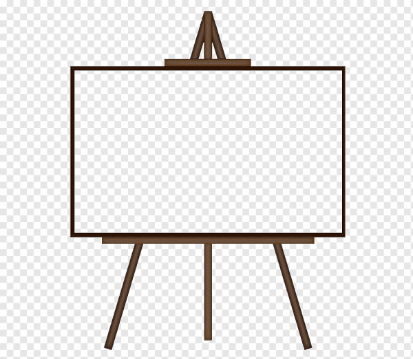 Картина на мольберте