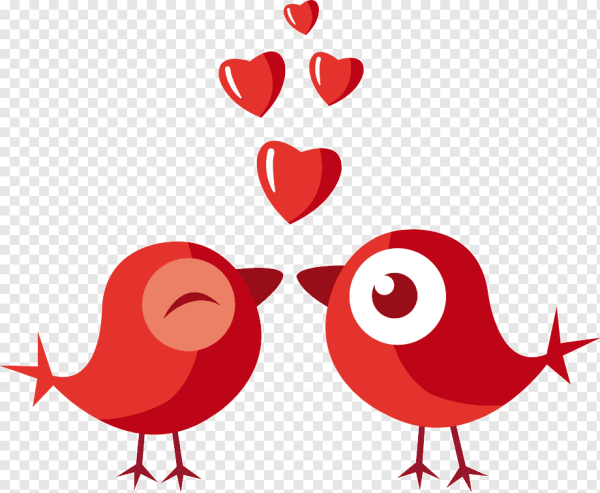 Птички на сердечке