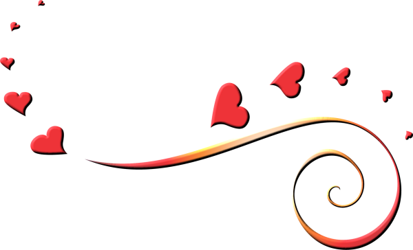 Сердечки узоры на прозрачном фоне