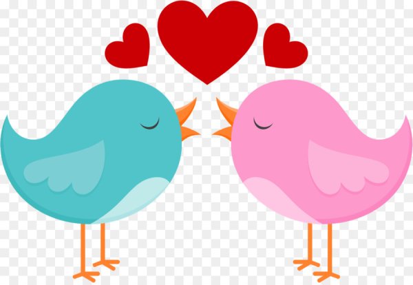 Птички на сердечке