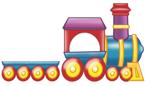 Для малышей паровозик