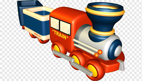 Паровоз с вагонами для детей