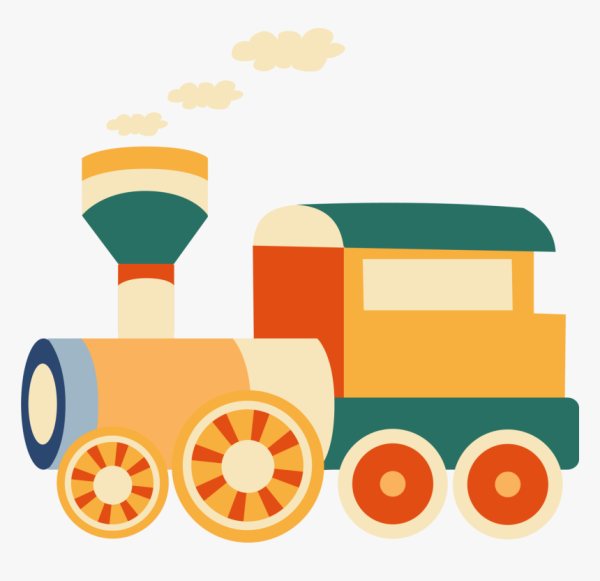 Паровозик Томас вектор