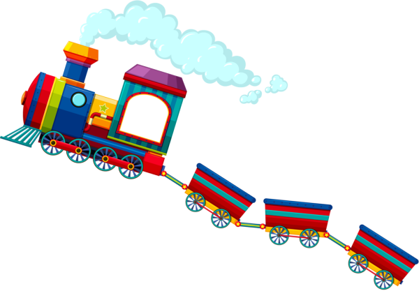 Паровозик с вагончиками