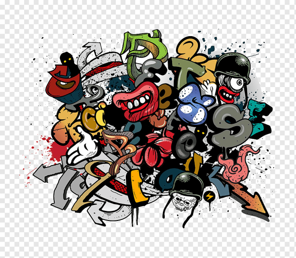 Векторное изображение граффити