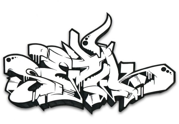 Векторное изображение граффити