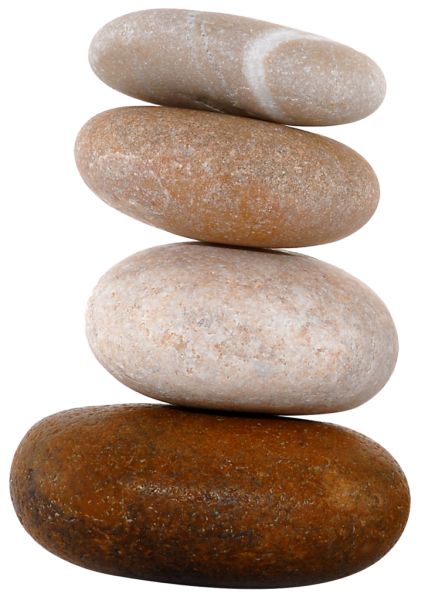 Камень на белом фоне