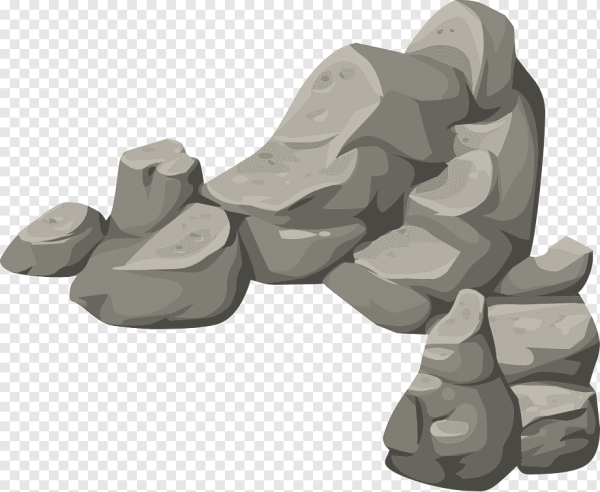 Скала на белом фоне