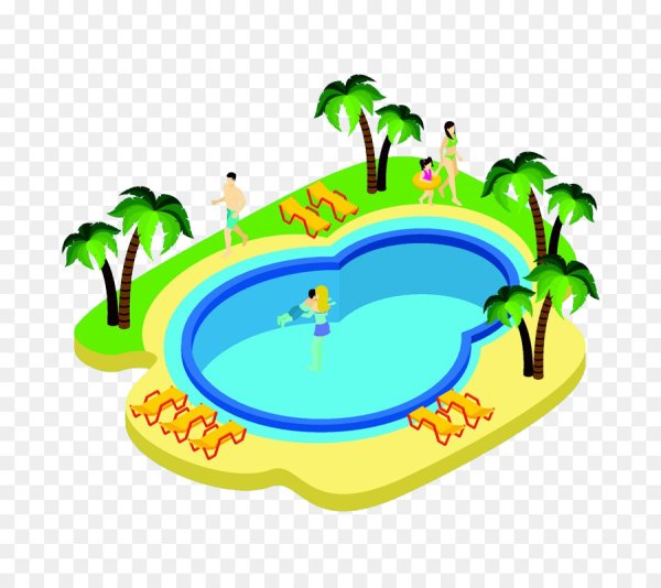 Бассейн иллюстрация