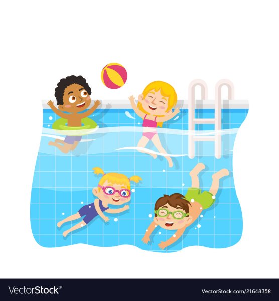 Бассейн рисунок