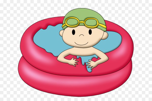 Бассейн на белом фоне