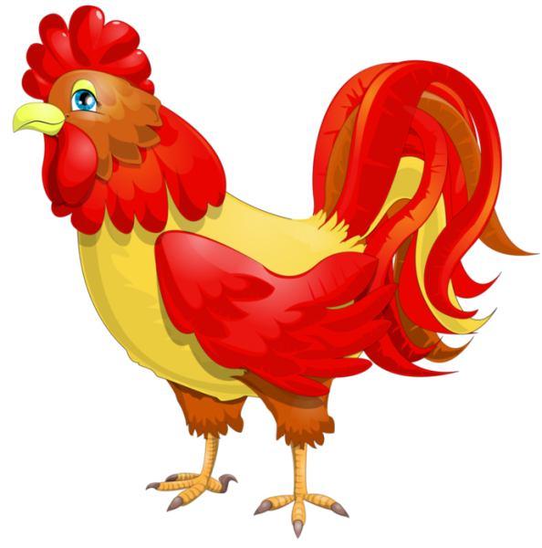 Петух мультяшный
