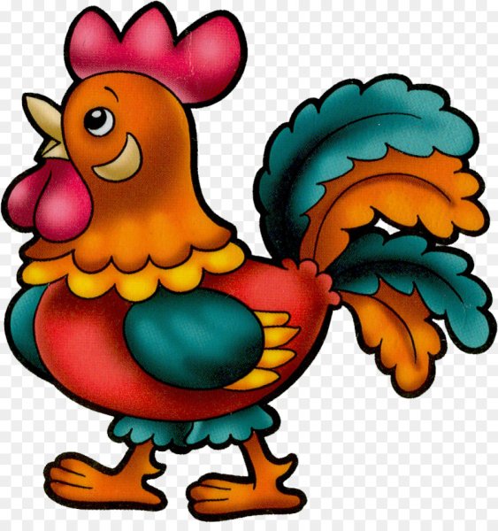 Петух мультяшный