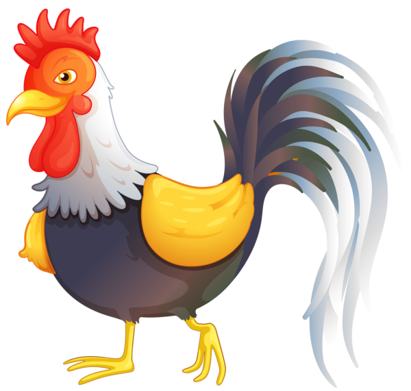 Петух мультяшный
