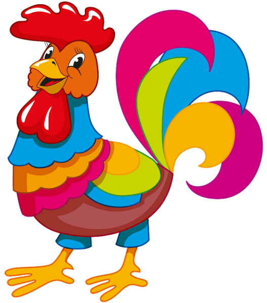 Петух в векторном формате